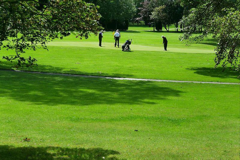 2D aerial view of Adare Manor golf course in County Limerick, Ireland